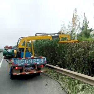 江西宜春高速路绿化带修剪机 城市绿篱修剪车 护坡修剪车